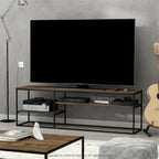 Side Table 2-Tier Stackable Metal Frame