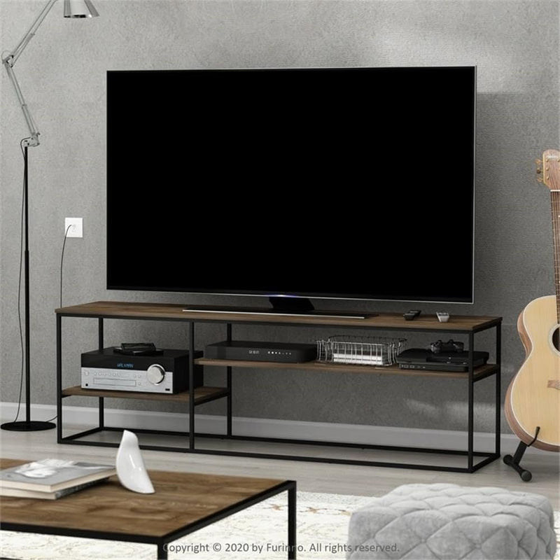 Side Table 2-Tier Stackable Metal Frame
