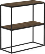 Side Table 2-Tier Stackable Metal Frame
