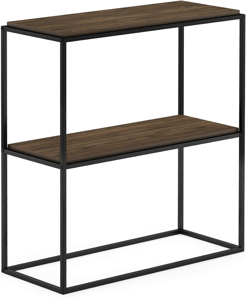 Side Table 2-Tier Stackable Metal Frame