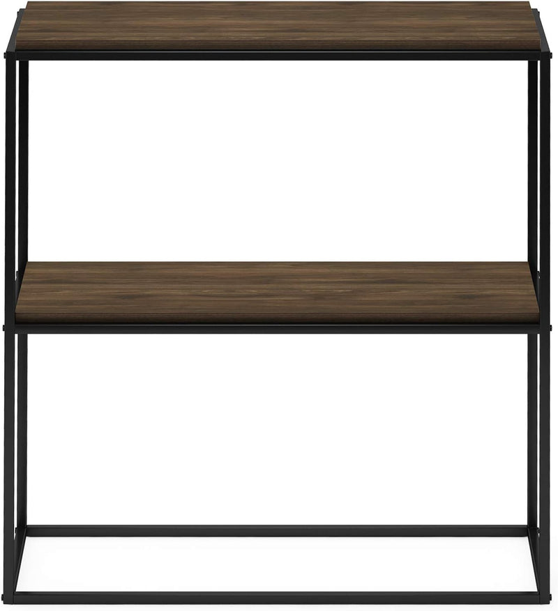 Side Table 2-Tier Stackable Metal Frame