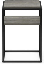 Side Table 2-Tier Stackable Metal Frame