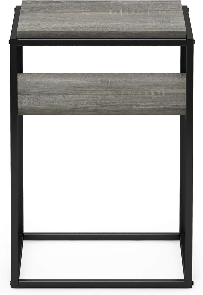 Side Table 2-Tier Stackable Metal Frame
