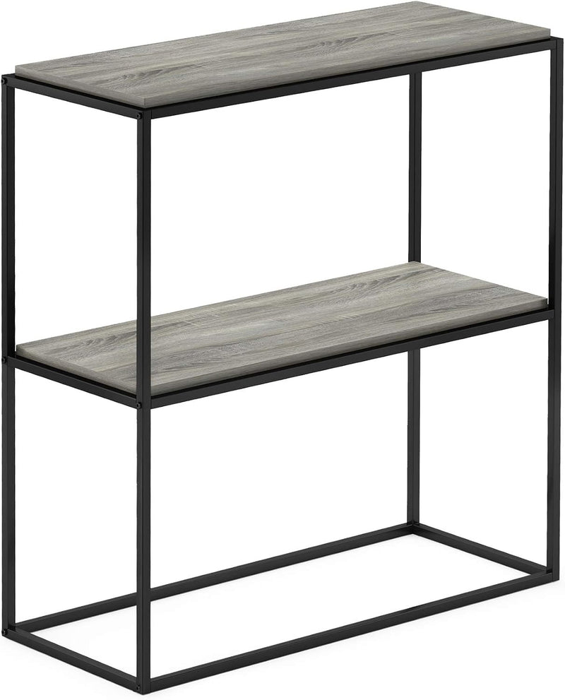 Side Table 2-Tier Stackable Metal Frame