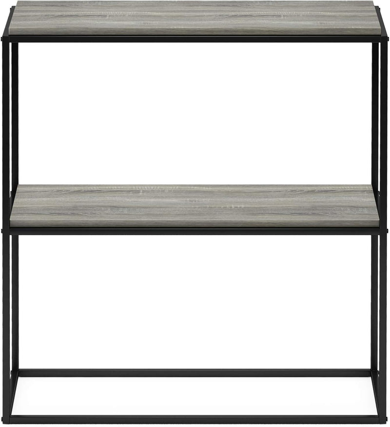 Side Table 2-Tier Stackable Metal Frame