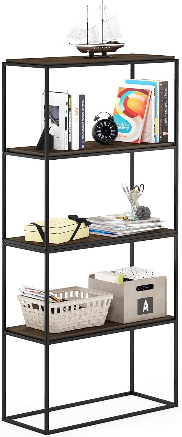 Side Table 2-Tier Stackable Metal Frame