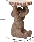 Side Table Animal Tiger Motif Gift Idea Round