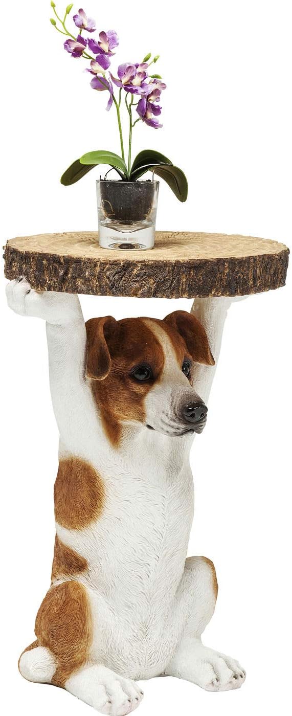 Side Table Animal Tiger Motif Gift Idea Round