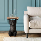 Side Table Animal Tiger Motif Gift Idea Round