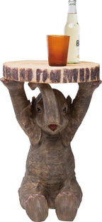 Side Table Animal Tiger Motif Gift Idea Round