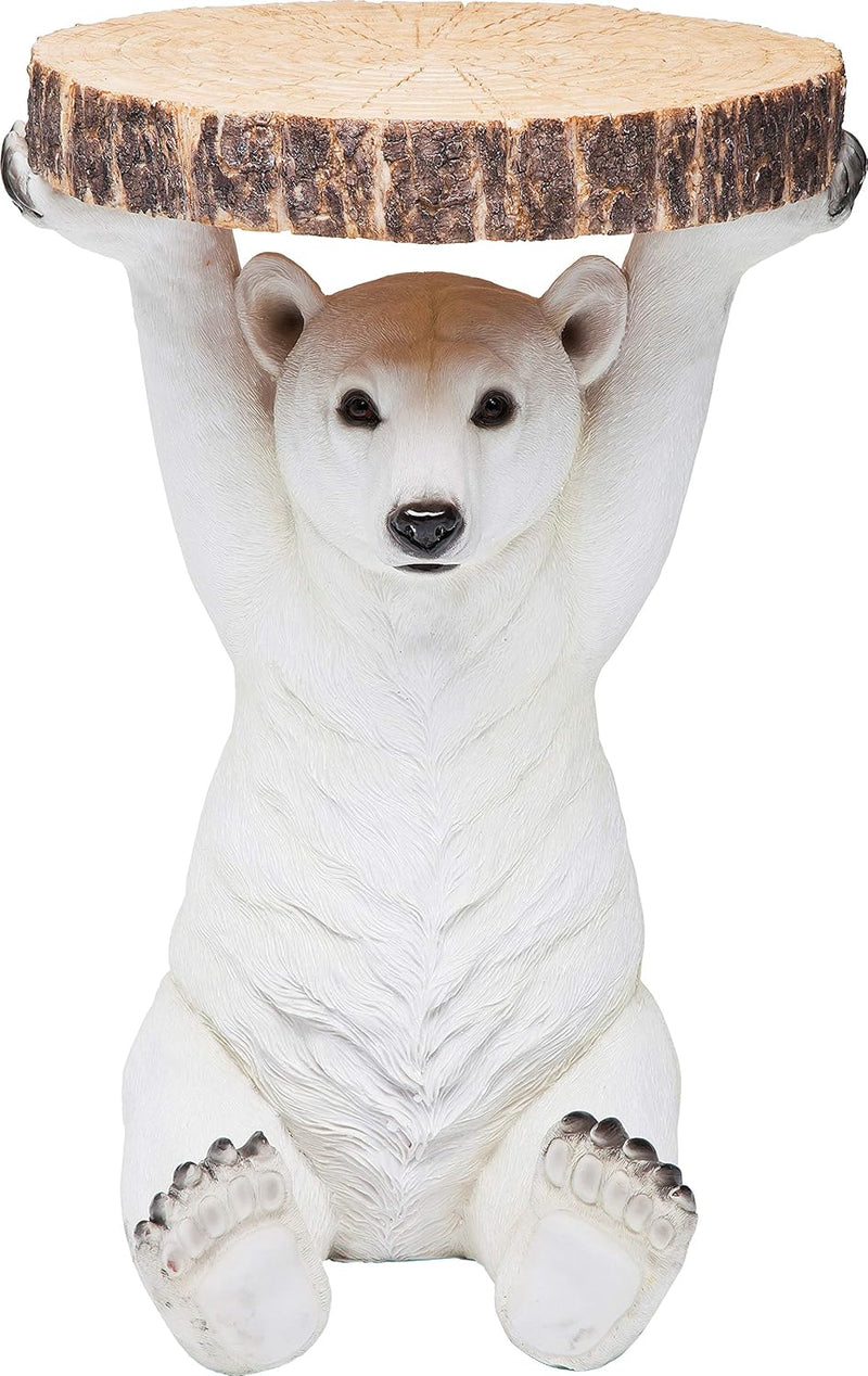 Side Table Animal Tiger Motif Gift Idea Round