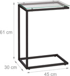 Side Table C-Shape Industrial Design