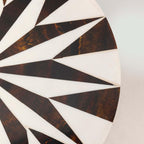 Side Table Domero Geo 25CM Diameter Round Wood