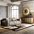 Side Table Domero Geo 25CM Diameter Round Wood