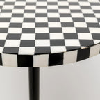 Side Table Domero Geo 25CM Diameter Round Wood