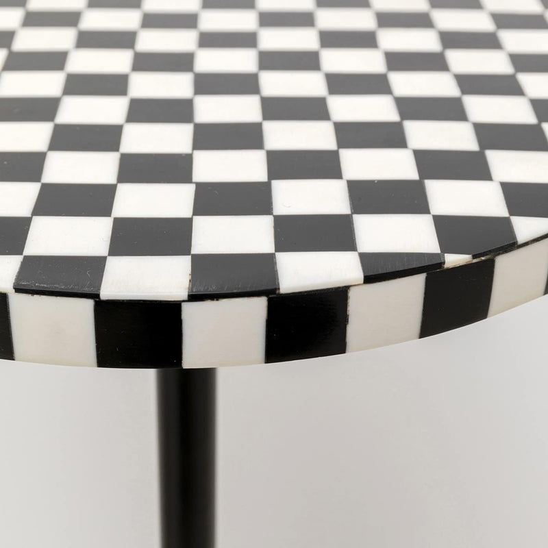 Side Table Domero Geo 25CM Diameter Round Wood