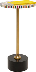 Side Table Domero Geo 25CM Diameter Round Wood