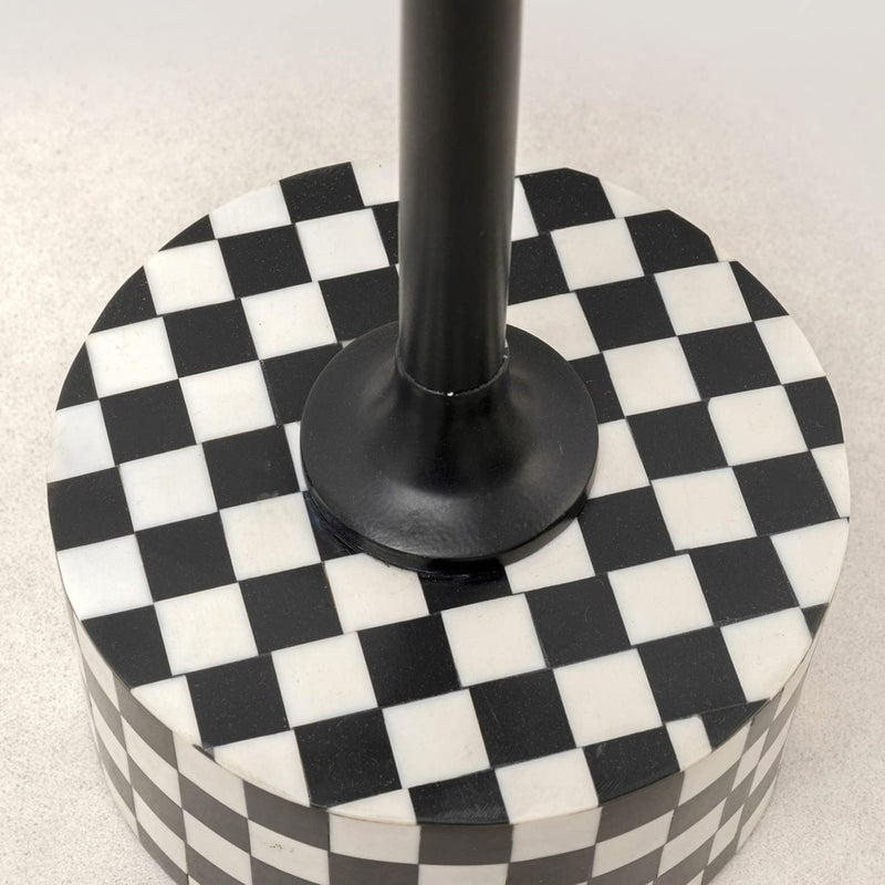 Side Table Domero Geo 25CM Diameter Round Wood