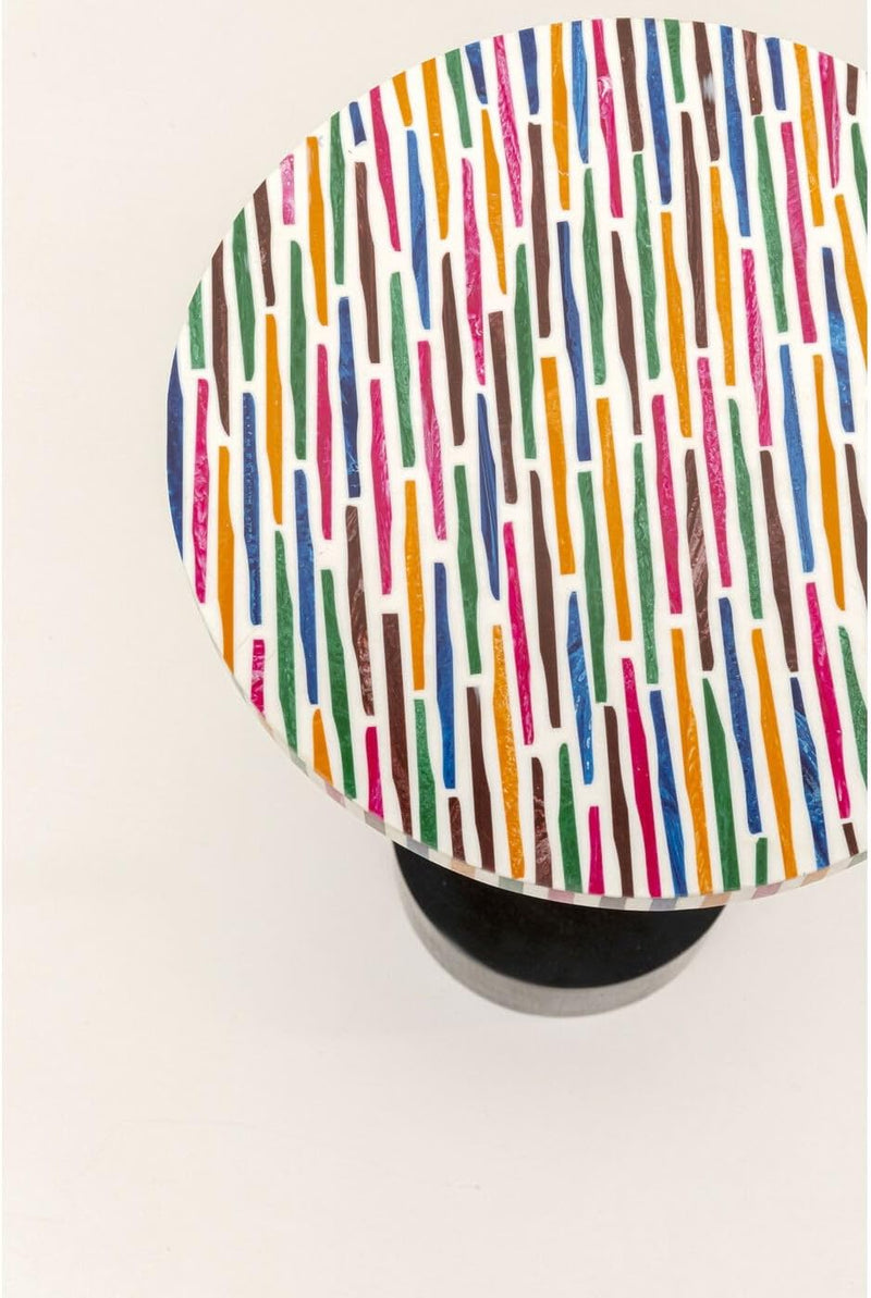 Side Table Domero Geo 25CM Diameter Round Wood