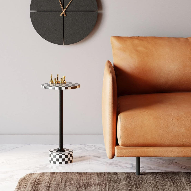 Side Table Domero Geo 25CM Diameter Round Wood