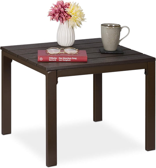 Side Table for Balcony Weatherproof Also Terrace