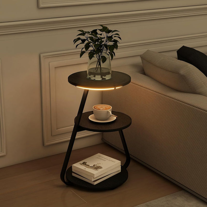 Side Table Small Round Coffee