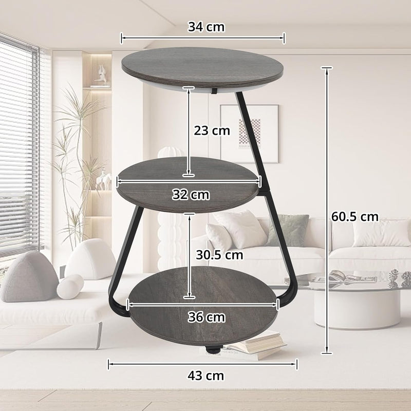 Side Table Small Round Coffee
