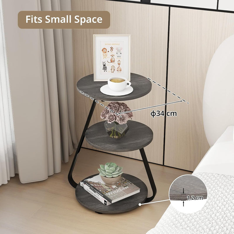 Side Table Small Round Coffee