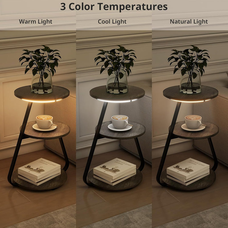 Side Table Small Round Coffee