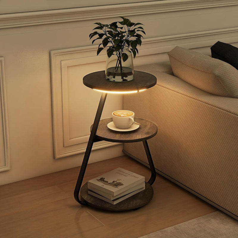 Side Table Small Round Coffee