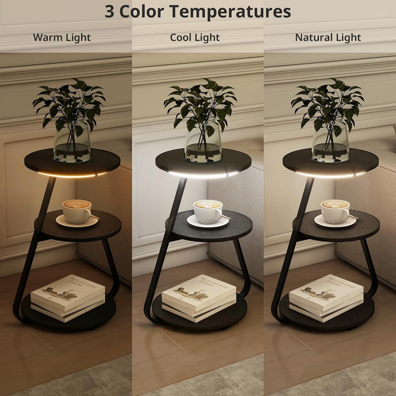 Side Table Small Round Coffee