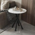 Side Table Small Stone Marble Coffee Living Room