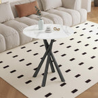 Side Table Small Stone Marble Coffee Living Room