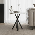Side Table Small Stone Marble Coffee Living Room