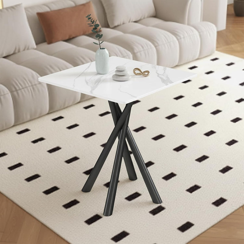 Side Table Small Stone Marble Coffee Living Room