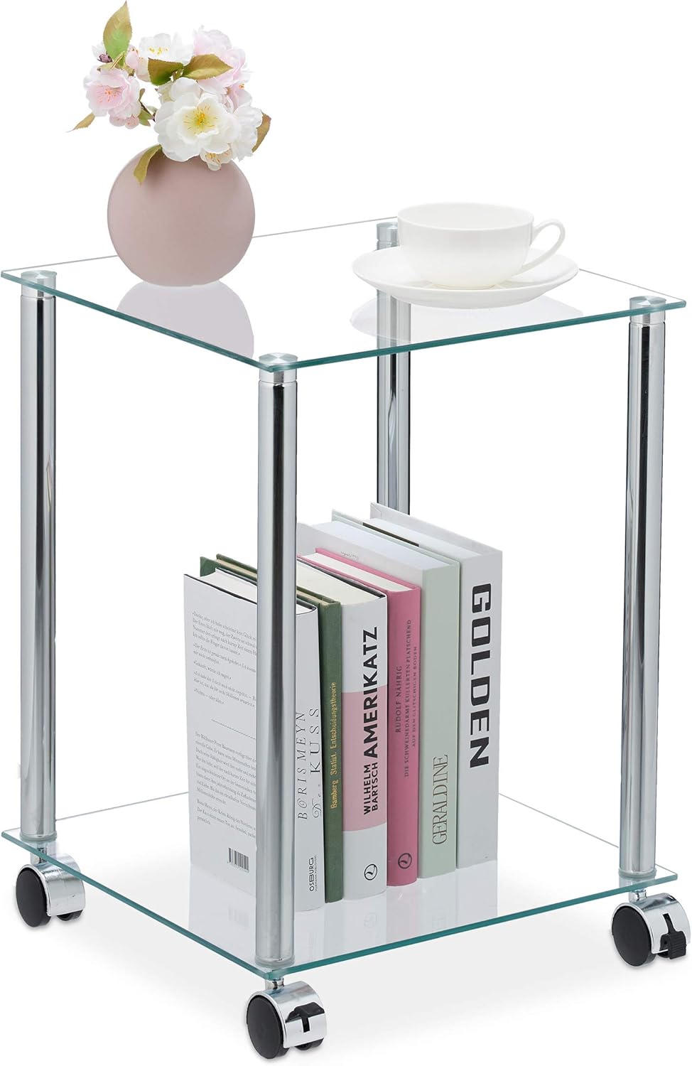 Side Table Two Shelves