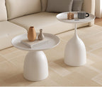 Side Tables Modern Round Accent Small Bedside End (Set of 2)