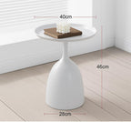 Side Tables Modern Round Accent Small Bedside End (Set of 2)