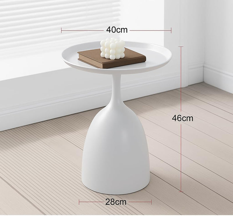 Side Tables Modern Round Accent Small Bedside (Set of 2)