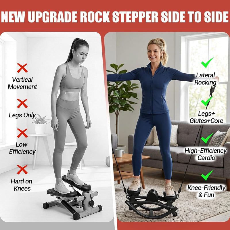 Side to Rock Stepper for Home Exercise