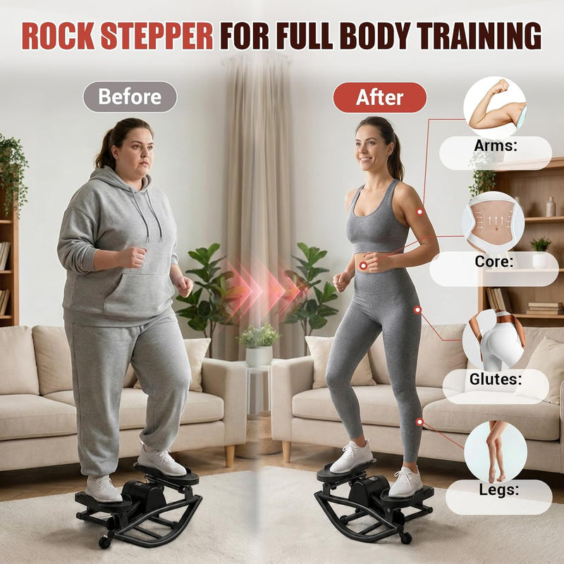 Side to Rock Stepper for Home Exercise