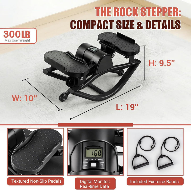 Side to Rock Stepper for Home Exercise