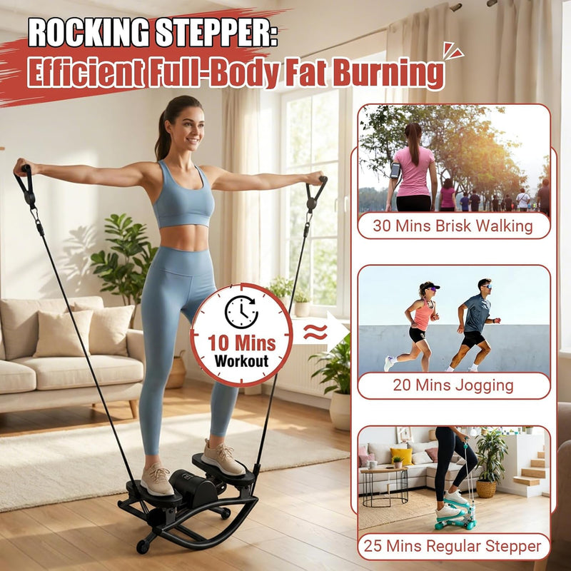 Side to Rock Stepper for Home Exercise