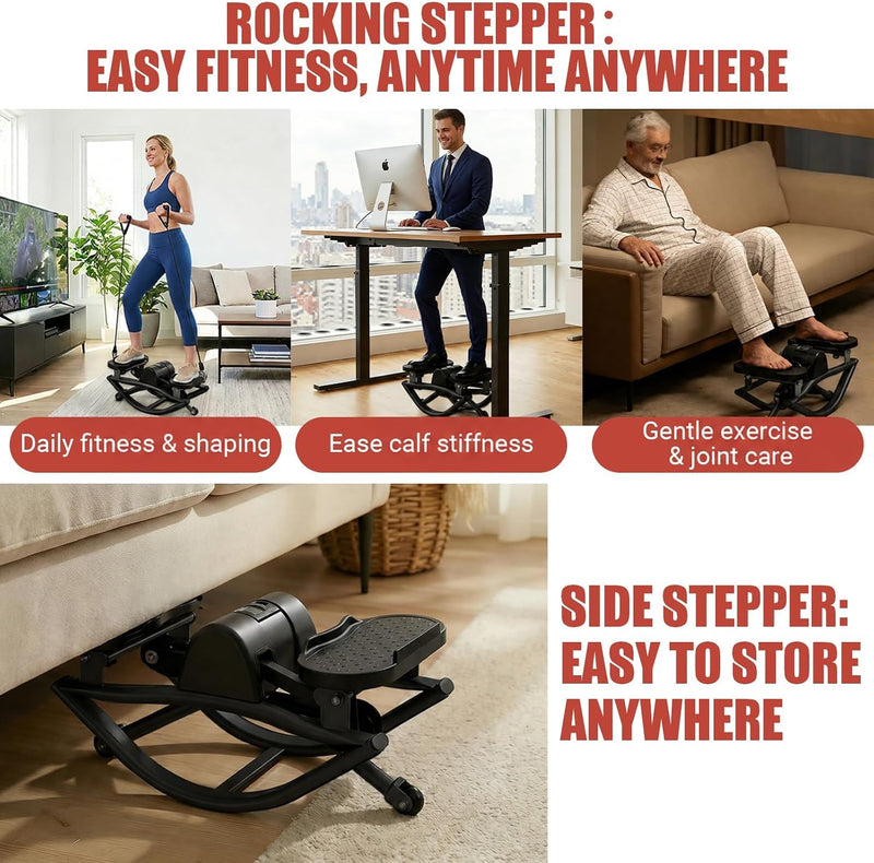 Side to Rock Stepper for Home Exercise