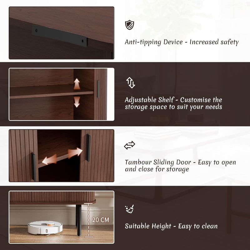 Sideboard Buffet Storage Cabinet for Living Room Kitchen