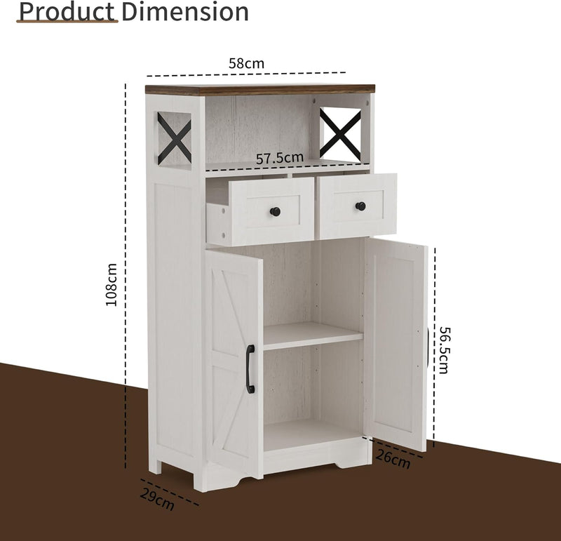 Sideboard Cabinet Kitchen Cupboard for Living Room