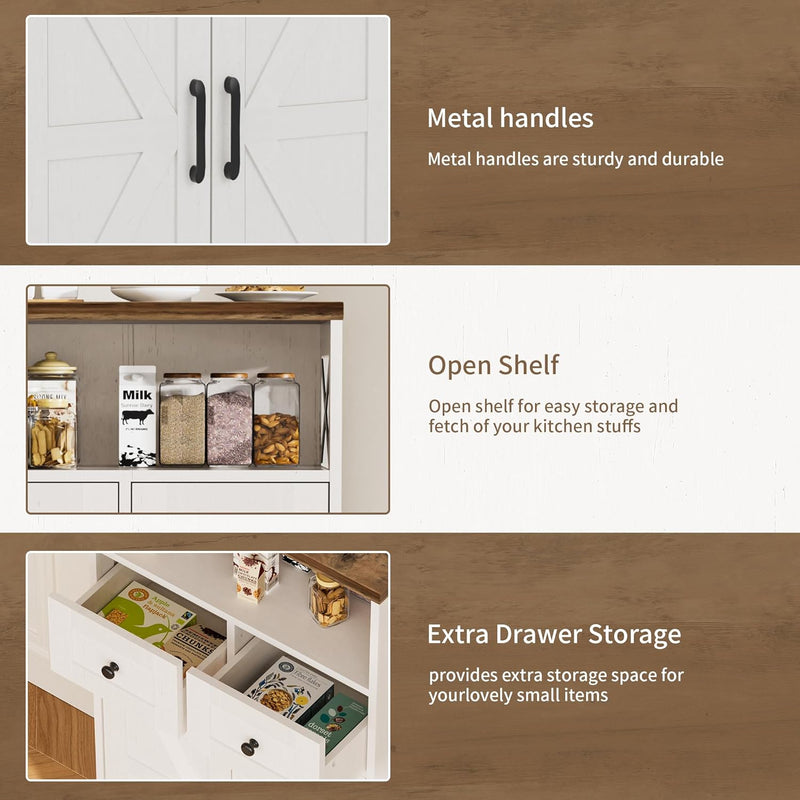Sideboard Cabinet Kitchen Cupboard for Living Room