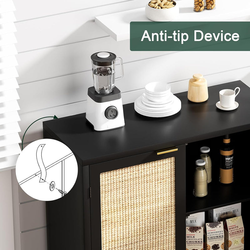 Sideboard Storage Cabinet Modern Kitchen Cupboard