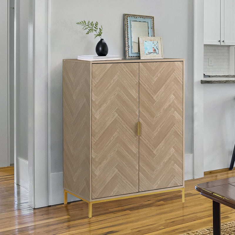 Sideboard Storage Cabinet with 3 Adjustable Shelves