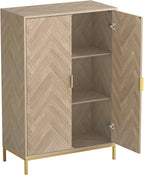 Sideboard Storage Cabinet with 3 Adjustable Shelves
